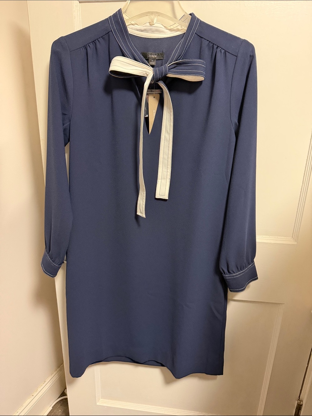 Navy jcrew dress nwt size 0